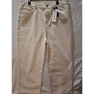 LEE COOPER Originals Wide Leg Jeans Men's Natural Fiber Beige Size 36 X 27 NEW